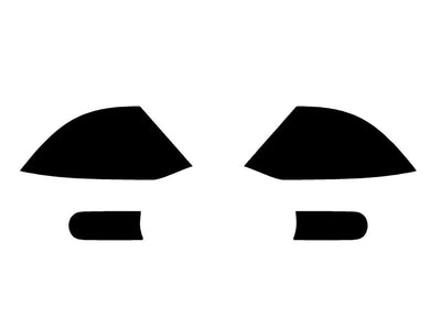 eclipse Precut Tail Light Tint Diagram