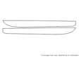 eclipse 3M Clear Bra Door Cup Precut PPF Diagram