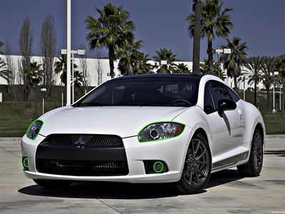 mitsubishi eclipse 2006-2012 Headlight Protection Installation Location