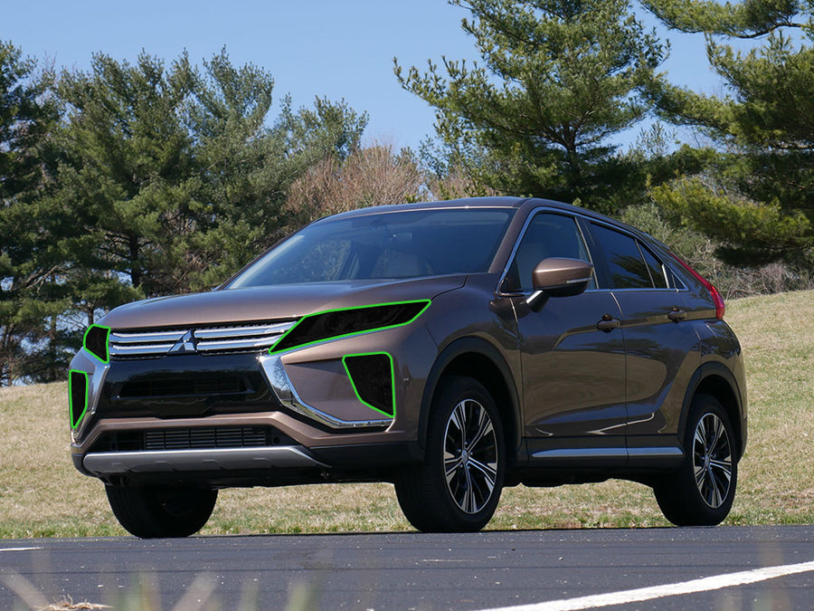 mitsubishi eclipse cross 2018-2020 Headlight Tint Location