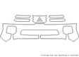endeavor 3M Clear Bra Bumper Precut PPF Diagram