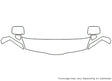 endeavor Avery Dennison Clear Bra Hood Precut PPF Diagram