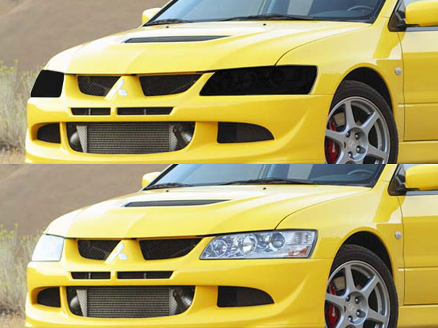 mitsubishi evolution 2003-2003 Headlight Tint Appearance