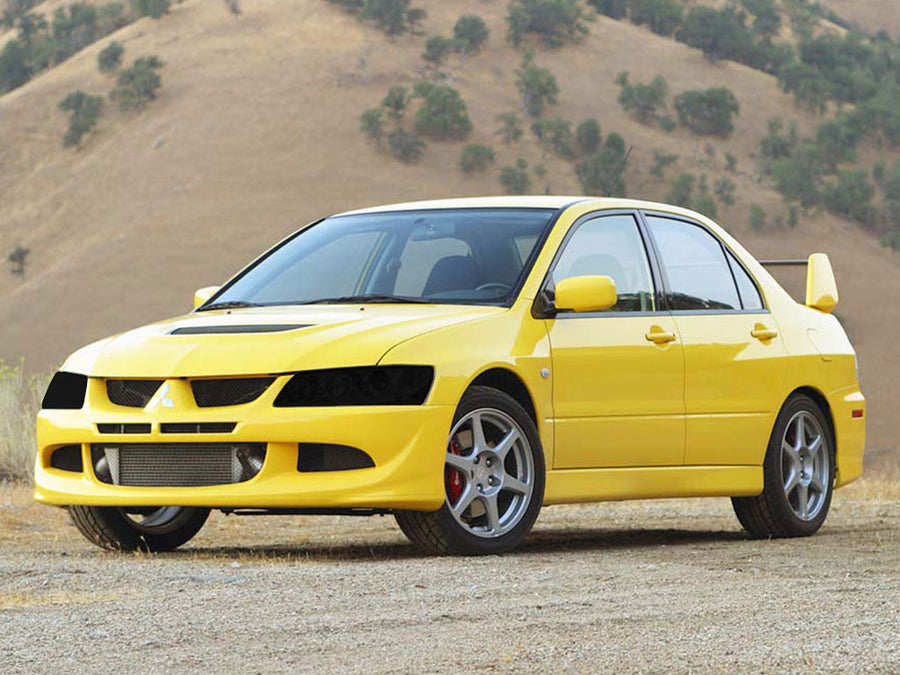 mitsubishi evolution 2003-2003 Headlight Tint