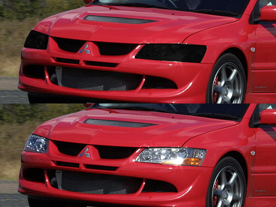 mitsubishi evolution 2004-2004 Headlight Tint Appearance