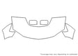 evolution 3M Clear Bra Hood Precut PPF Diagram