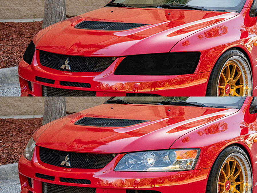 mitsubishi evolution 2006-2006 Headlight Tint Appearance