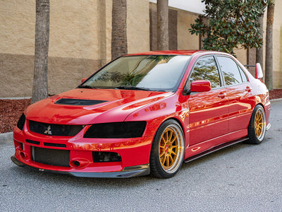 mitsubishi evolution 2006-2006 Headlight Tint