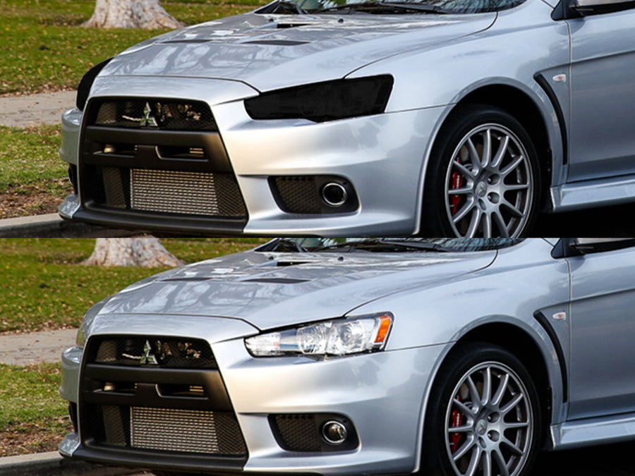mitsubishi evolution 2008-2015 Headlight Tint Appearance