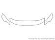 galant 3M Clear Bra Hood Precut PPF Diagram