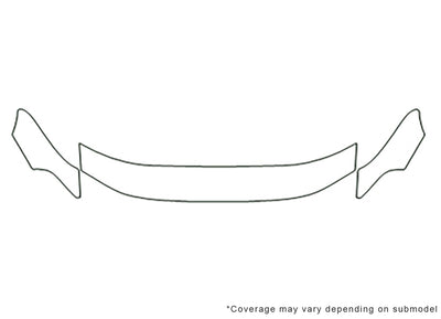 galant 3M Clear Bra Hood Precut PPF Diagram