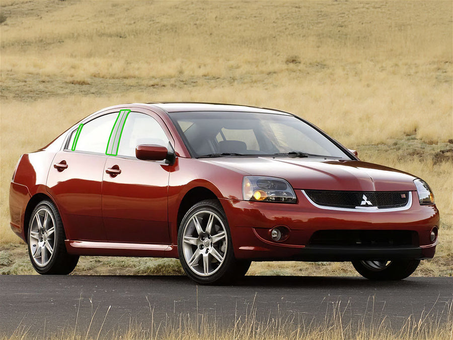 mitsubishi galant 2004-2012 Pillar Post Trim Installation Location
