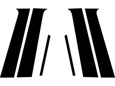 mitsubishi galant 2004-2012 Camo Pillar Trim Diagram