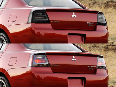 galant Before and After Smoked Taillights