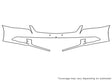galant 3M Clear Bra Bumper Precut PPF Diagram
