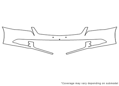 galant 3M Clear Bra Bumper Precut PPF Diagram