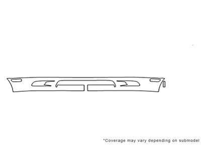 lancer 3M Clear Bra Bumper Precut PPF Diagram