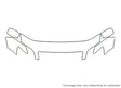 lancer 3M Clear Bra Hood Precut PPF Diagram