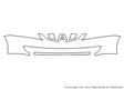lancer Avery Dennison Clear Bra Bumper Precut PPF Diagram