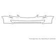 lancer 3M Clear Bra Bumper Precut PPF Diagram