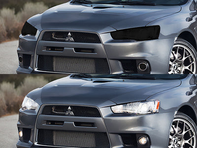 mitsubishi lancer 2008-2015 Headlight Tint Appearance