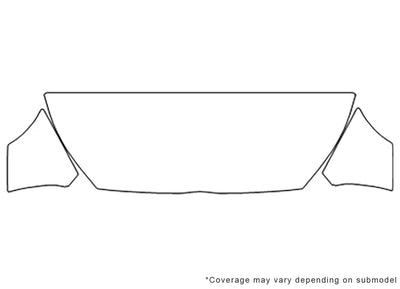 mirage 3M Clear Bra Hood Precut PPF Diagram
