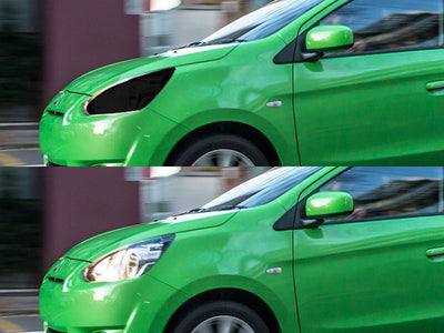 mitsubishi mirage 2014-2015 Headlight Tint Appearance