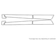 mirage Avery Dennison Clear Bra Door Cup Precut PPF Diagram