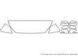 mirage 3M Clear Bra Hood Precut PPF Diagram
