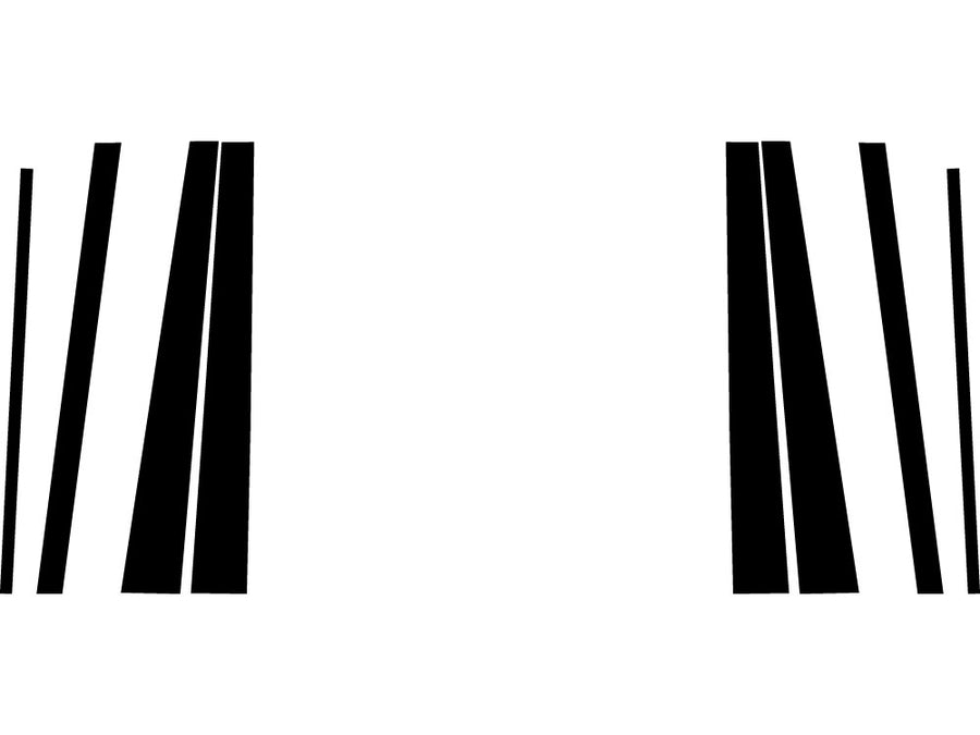 mitsubishi montero 1992-2000 Gloss Black Pillar Trim