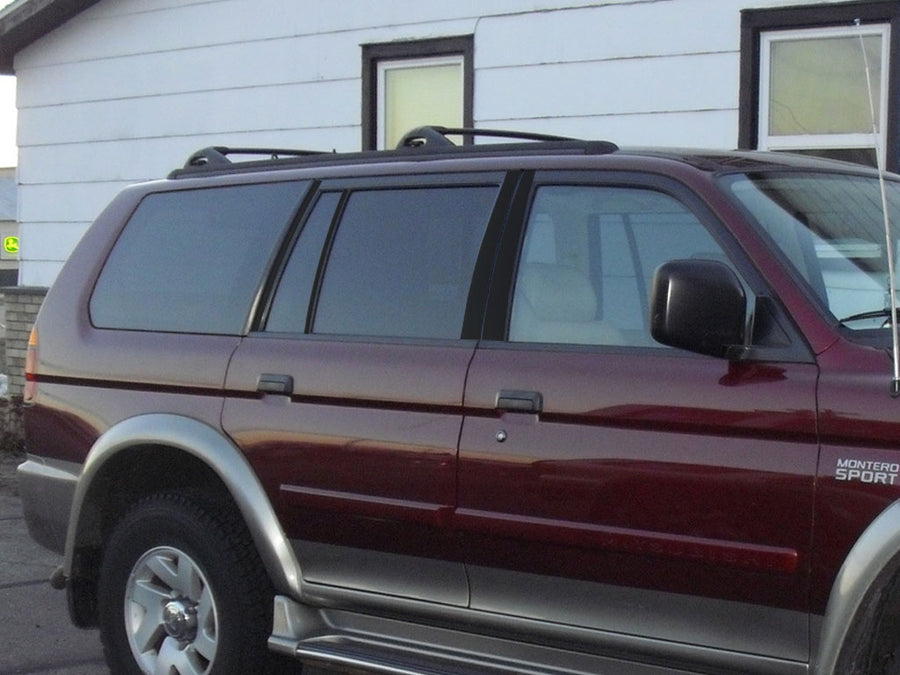 mitsubishi montero 1992-2000 Gloss Black Pillar Cover Diagram