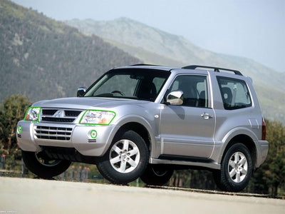 mitsubishi montero 2003-2006 Headlight Protection Installation Location