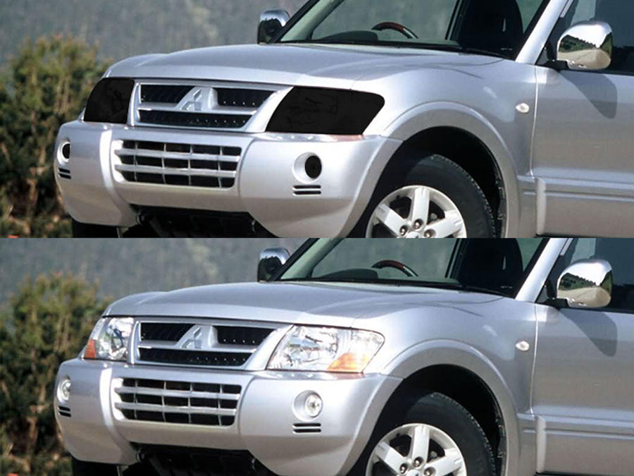 mitsubishi montero 2003-2006 Headlight Tint Appearance