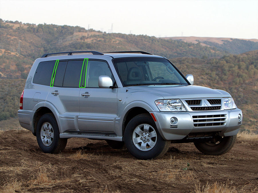 mitsubishi montero sport 1997-2004 Pillar Post Trim Installation Location