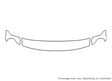 montero sport 3M Clear Bra Hood Precut PPF Diagram