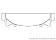 outlander 3M Clear Bra Hood Precut PPF Diagram