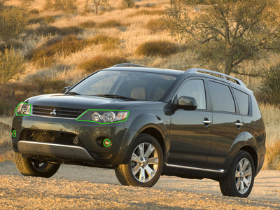 mitsubishi outlander 2007-2009 Headlight Protection Installation Location