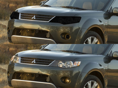 mitsubishi outlander 2007-2009 Headlight Tint Appearance