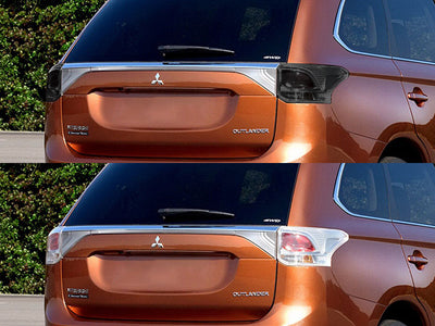 outlander Before and After Smoked Taillights