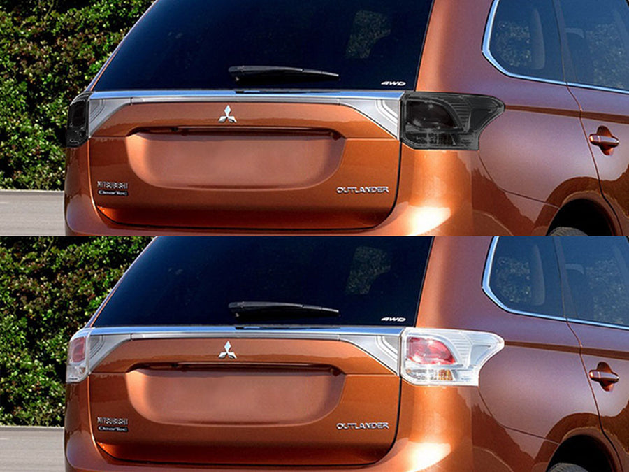 outlander Before and After Smoked Taillights