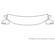 outlander 3M Clear Bra Hood Precut PPF Diagram
