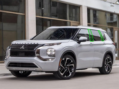 mitsubishi outlander 2014-2021 Pillar Post Trim Installation Location