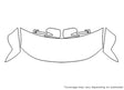 outlander 3M Clear Bra Hood Precut PPF Diagram