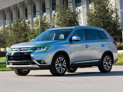 mitsubishi outlander 2016-2018 Headlight Protection Installation Location