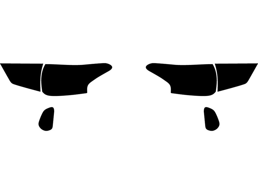 outlander Precut Tail Light Tint Diagram