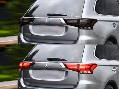 outlander Before and After Smoked Taillights