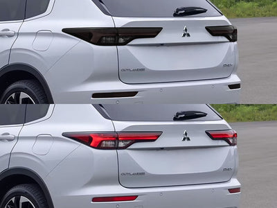 outlander Before and After Smoked Taillights