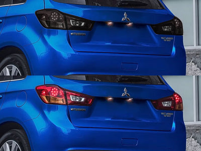 outlander sport Before and After Smoked Taillights
