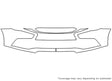 outlander sport Avery Dennison Clear Bra Bumper Precut PPF Diagram