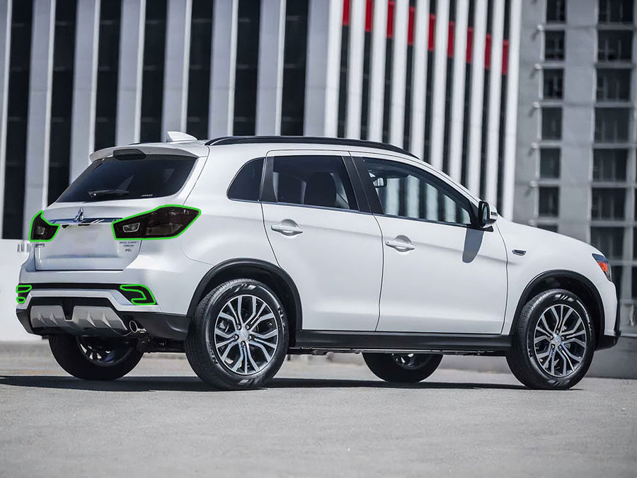 outlander sport Tail Light Tint Installation Points